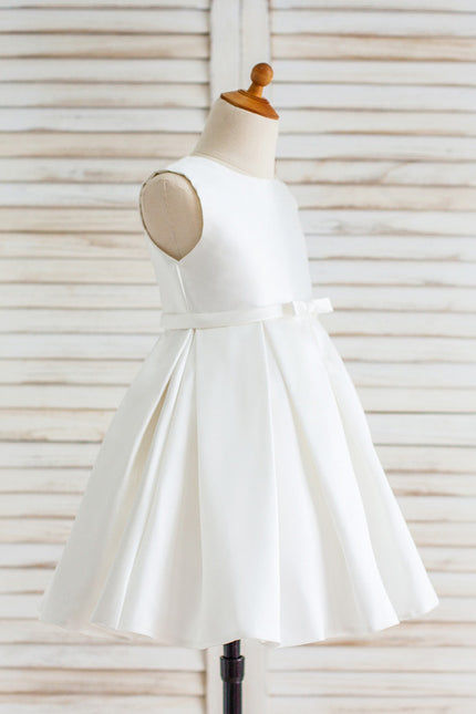 Robe Chic Rouge Satinée Longueur Genou - gallery 9
