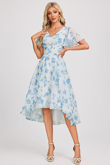 Robe Chic Fluide Bleu Nuit - gallery 1