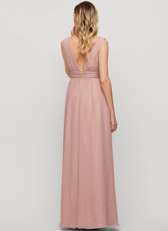 Robe Chic Longue Verte Fluide - gallery 2