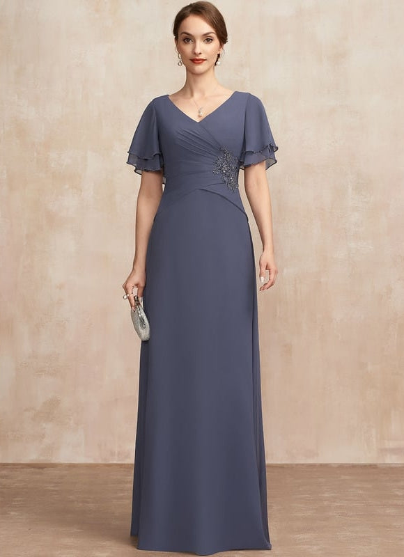 Robe Chic Plissée Améthyste