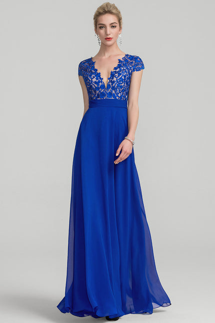 Robe Chic Longue Marine Élégante