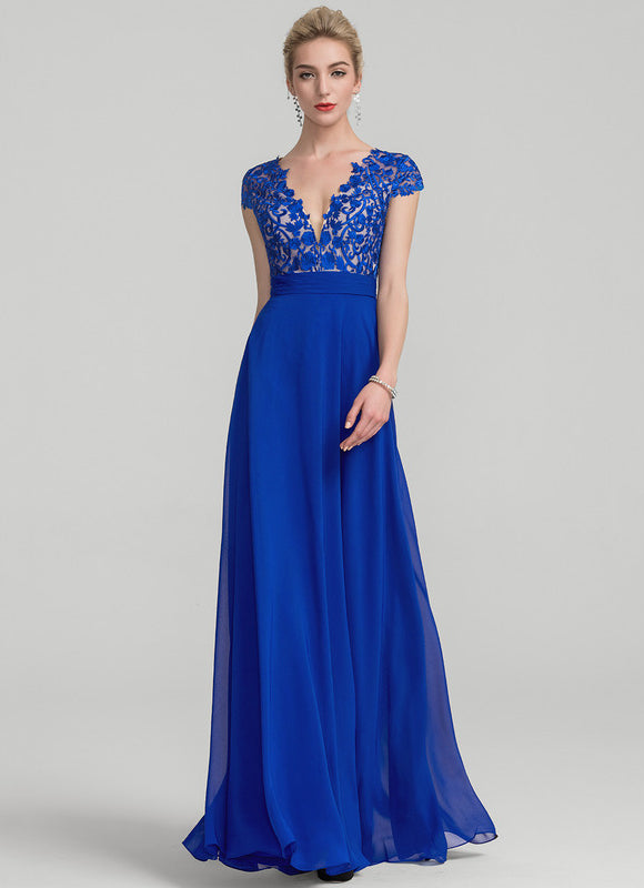 Robe Chic Longue Marine Élégante