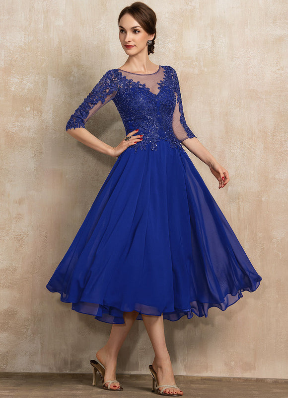Robe Chic Aérienne Azur - gallery 2