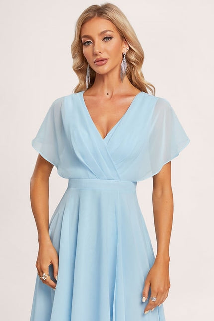 Robe Chic Fluide Bleu Nuit - gallery 4