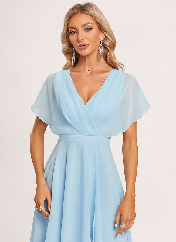 Robe Chic Fluide Bleu Nuit - gallery 4