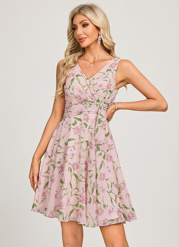 Robe Chic Vaporeuse Marine - gallery 5