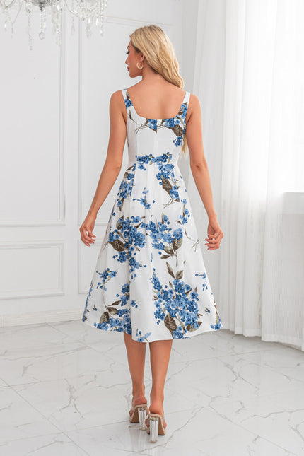 Robe Mi-Longue Fleurie Chic - gallery 2