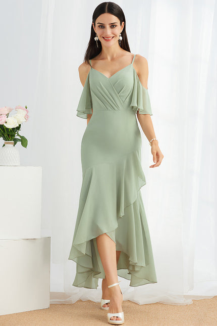 Robe Chic Asymétrique Céleste