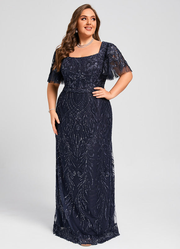 Robe Chic Velours Sirène Étoilée - gallery 8