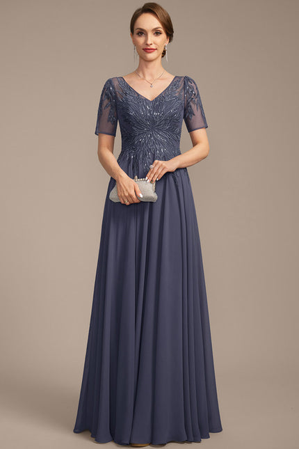 Robe Chic Marine Éclatante - gallery 3