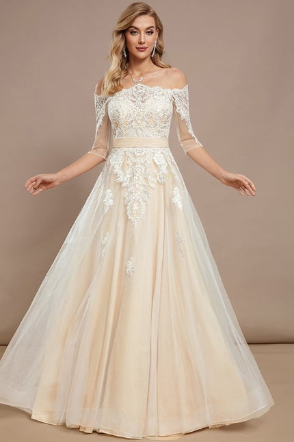 Robe Chic Élégance Tulle Cristal