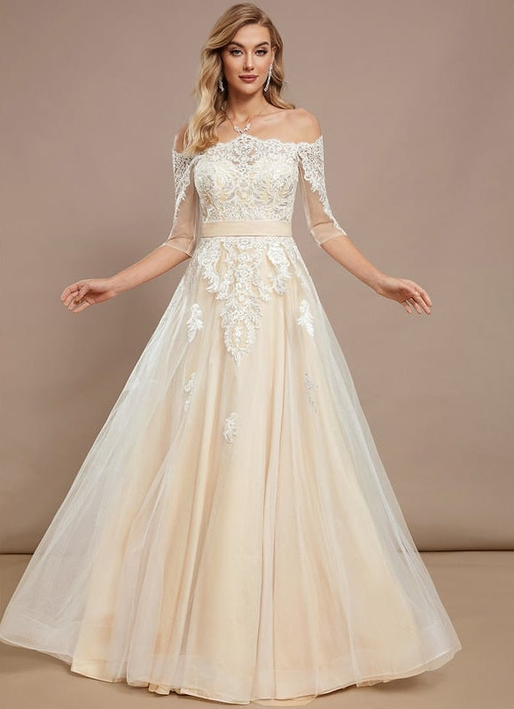 Robe Chic Élégance Tulle Cristal