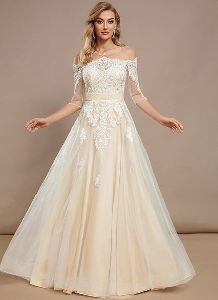 Robe Chic Élégance Tulle Cristal