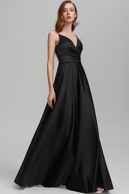 Robe Chic Satin Élégance Nocturne - gallery 1