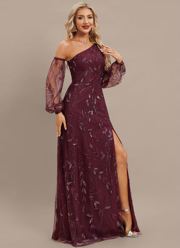 Robe Chic Étoilée Bordeaux - gallery 3