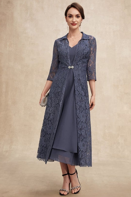 Robe Chic Nuit De Dentelle - gallery 1