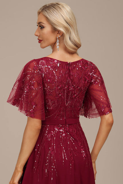 Robe Chic Longue Bleu Cobalt - gallery 1