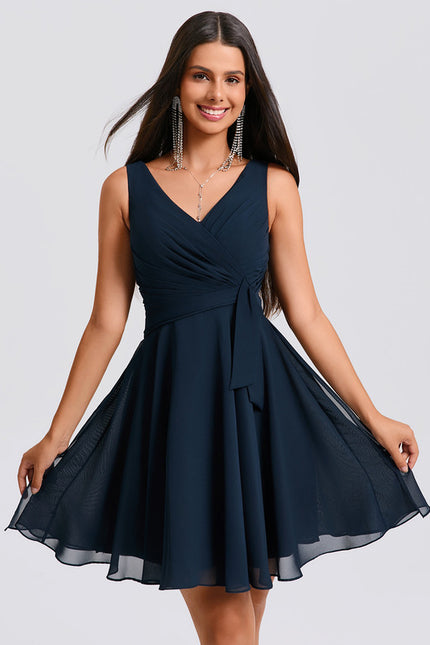 Robe Chic Vaporeuse Marine