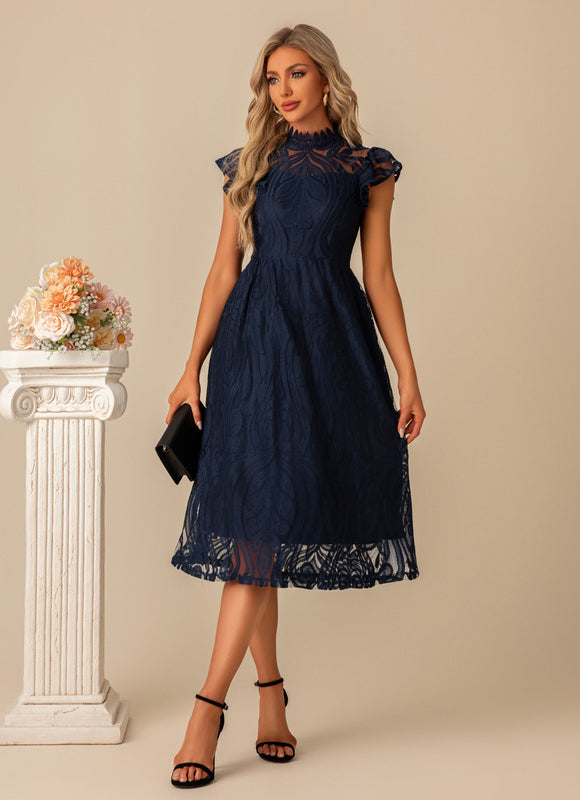 Robe Chic Dentelle Illusion - gallery 6