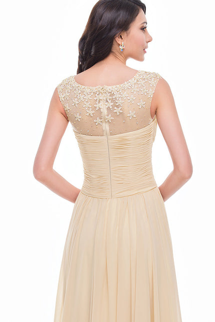 Robe Chic Jaune Pastel Élégante - gallery 2