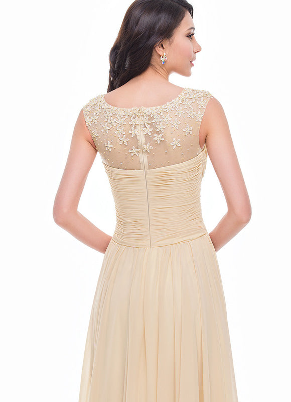 Robe Chic Jaune Pastel Élégante - gallery 2