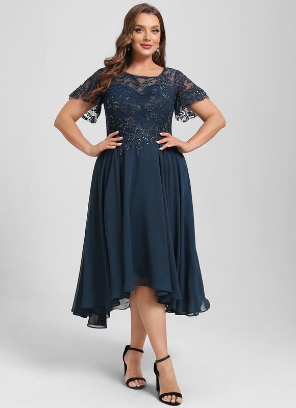 Robe Chic Cocktail Étoilée - gallery 9
