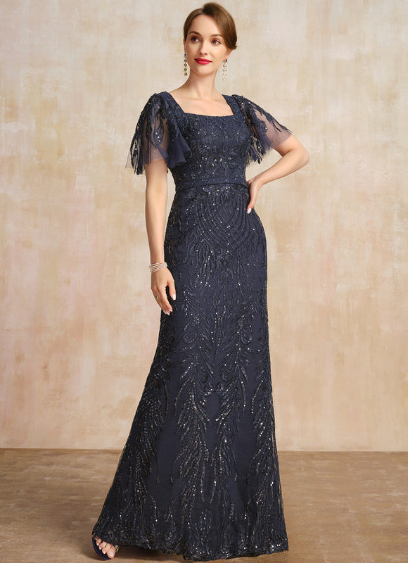 Robe Chic Velours Sirène Étoilée - gallery 4