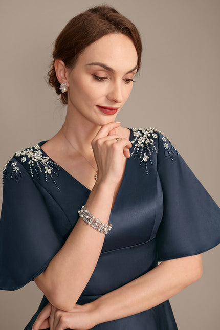 Robe Chic Satin Nuit Élégante - gallery 1