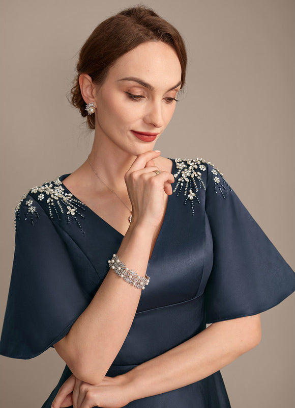 Robe Chic Satin Nuit Élégante - gallery 1