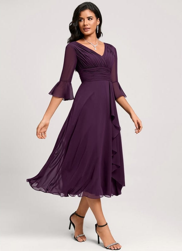 Robe Chic À Volants Florale - gallery 4