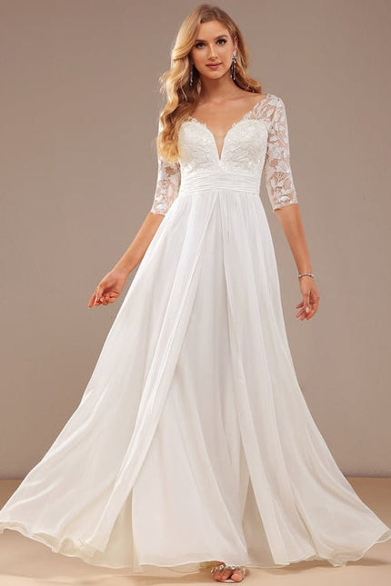 Robe Chic Vaporeuse Écrue - gallery 4