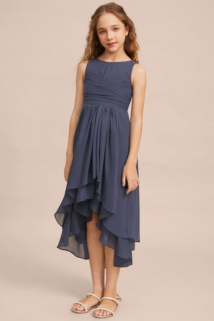 Robe Chic Bleu Nuit Élégant - gallery 4