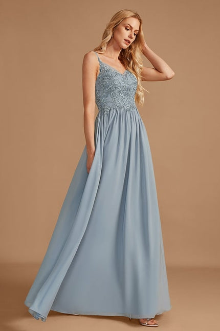 Robe Chic Flottante Pêche - gallery 1