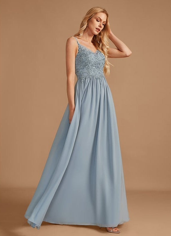 Robe Chic Flottante Pêche - gallery 1