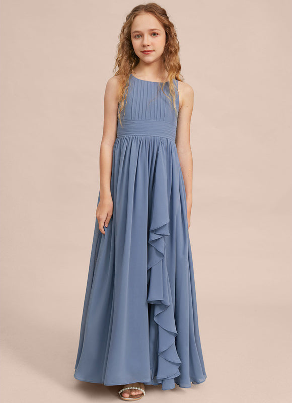 Robe Chic Aérienne Bleuâtre - gallery 3