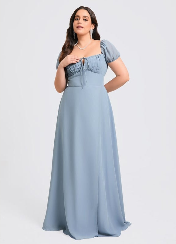 Robe Chic Longue Verte Raffinée - gallery 7