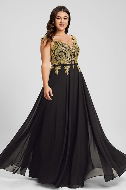 Robe Chic Longue Marine Élégante - gallery 7