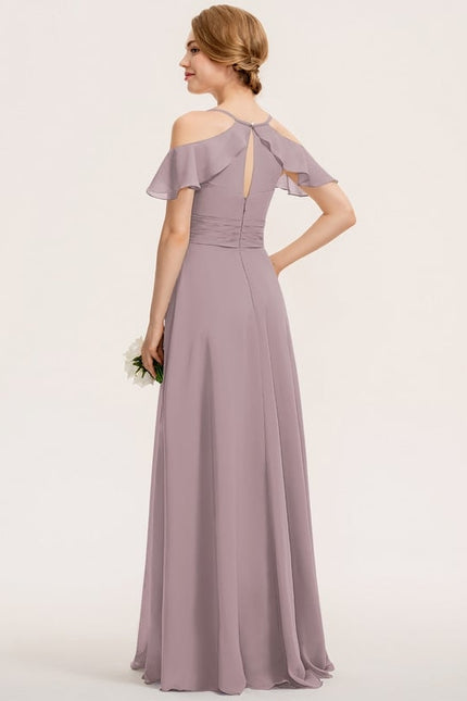 Robe Chic Chiffon Sable - gallery 9