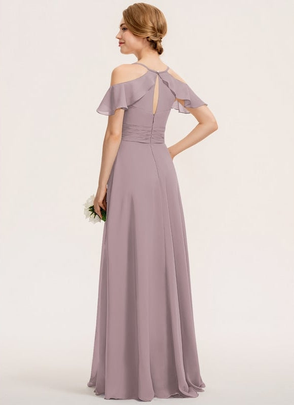 Robe Chic Chiffon Sable - gallery 9