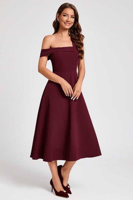 Robe Chic Bordeaux Chic Moderne - gallery 6