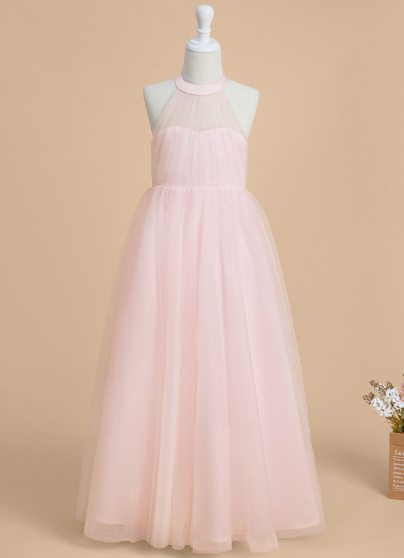 Robe Chic Fille Tulle Rose - gallery 3