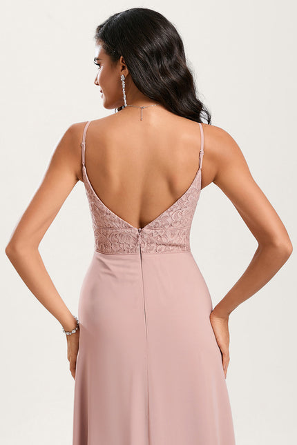 Robe Chic Élégance Rosée - gallery 5