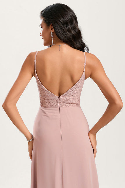 Robe Chic Élégance Rosée - gallery 5