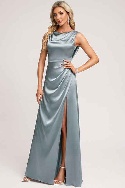 Robe Chic Satinée Ajourée - gallery 1