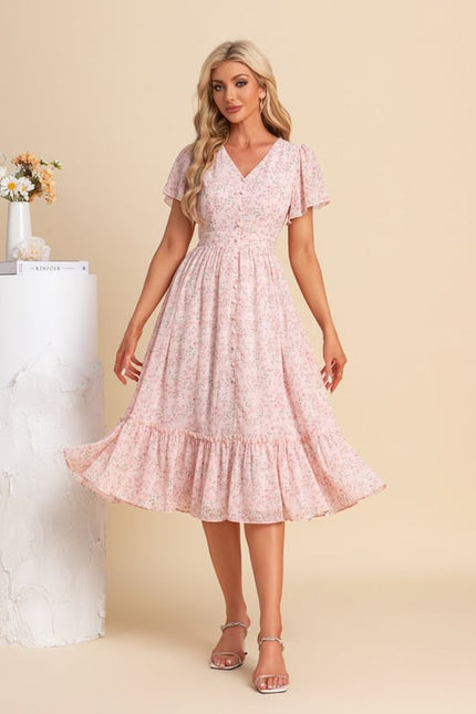 Robe Bohème Chic Mi Longue