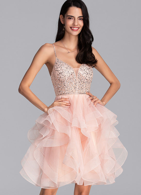 Robe Chic De Bal En Tulle - gallery 1