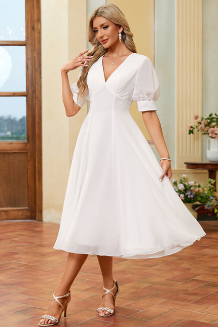 Robe De Mariage Civil Chic Courte - gallery 1