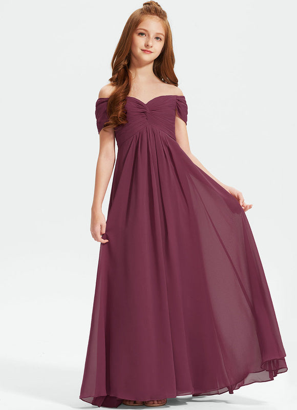 Robe Chic Bordeaux Évasée