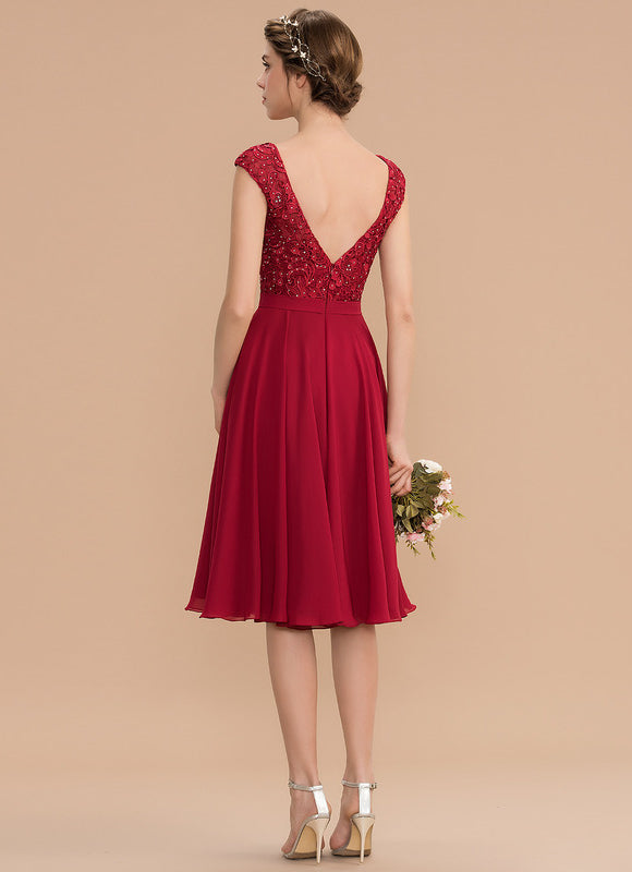 Robe Rouge Chic Courte - gallery 2