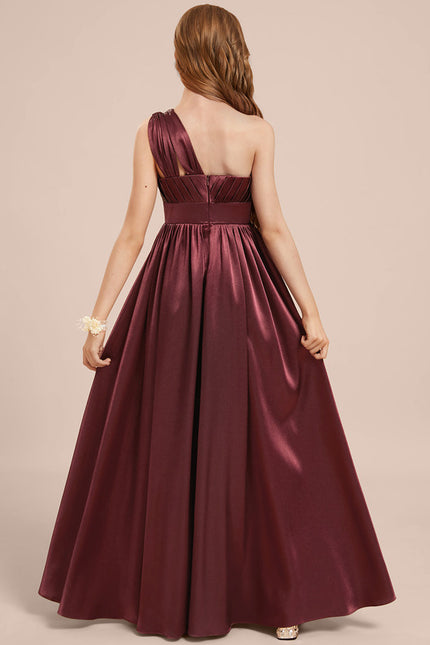 Robe Chic Satin Bourgogne - gallery 3